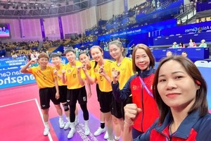 越南女子藤球队战胜缅甸队