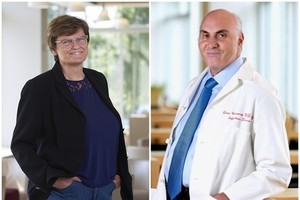 卡里科（左图）和魏斯曼对研发新冠疫苗相关技术有贡献。（图：互联网）