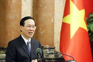 国家主席武文赏。（图：越通社）