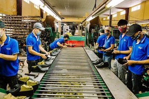 越南皮革鞋类大量出口加拿大市场。（图：玉飞）