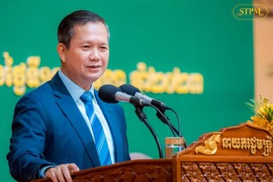 柬埔寨首相洪玛奈。（图：STPM）