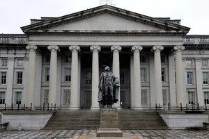 美国财政部大楼。（图：Wikimedia）