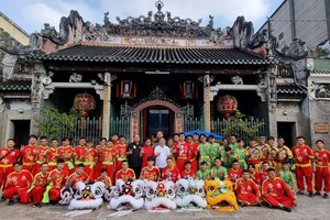 为全国各龙狮俱乐部锦标赛作准备