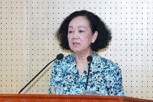 党中央书记处常务书记张氏梅。（图：嘉欣）