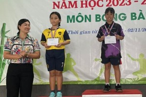 颍川学校学生获郡级乒乓球赛一等奖