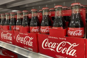 樽装可口可乐汽水。（示意图：AP）