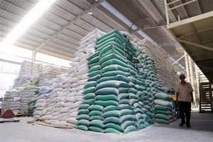 某公司的大米仓库。