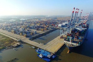 巴地-头顿省丐密-氏槐港口一隅。（图：玉江）