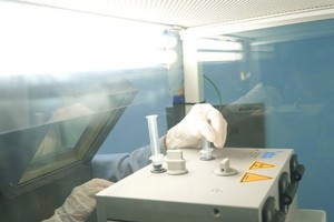 本市大水镬医院成功配制两种新型放射性药物。（图：VTV）