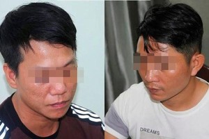 被捕的两名歹徒阮德政（左图）及范青池。（图：警方提供）