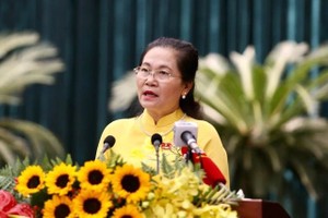 市人民议会主席阮氏丽。