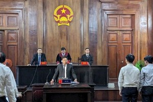 庭审现场一隅。（图：PV）