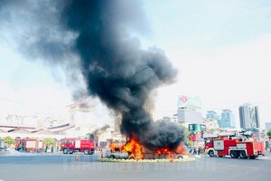 消防与救援演练现场一隅。（图：市党部新闻网）