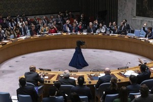 联合国安理会周五讨论加沙决议案。（图：AP）