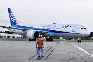 图为从北京抵达成田机场的全日空客机（图：共同社）