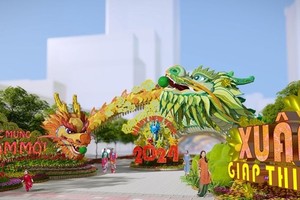 2024甲辰年阮惠春花街设计图一景。（图：主办单位提供）