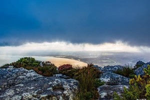 在“上帝的餐桌”俯瞰开美丽风景。