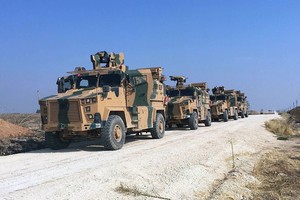 土军在伊拉克北部与叙利亚北部地区的行动中共打死45名「恐怖分子」。（图：新华社）