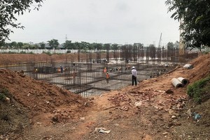 河内市麋铃县金华乡于2023年动工兴建的社会住房项目。