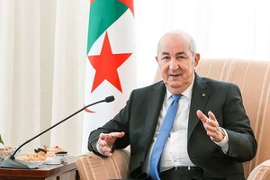 阿尔及利亚总统阿卜杜勒马吉德·特本。（图：路透社）