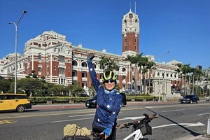 阮氏愿在台北打卡。