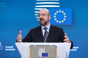 欧洲联盟理事会主席米歇尔宣布放弃投入欧洲议会选举。（图：新华社）