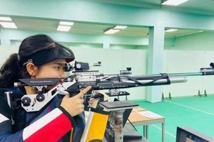 越南射击运动员黎氏梦泉。（图：互联网）