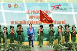 向少儿宣传奠边府大捷