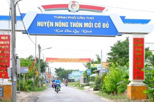 达新农村标准的芹苴市红旗县一景。（图：互联网）