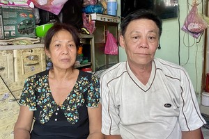 梁家丽和丈夫毕锦辉。