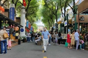 市书香街一隅。（图：琼安）