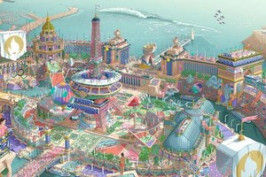 法国官宣的巴黎奥运会宣传海报。（图：互联网）