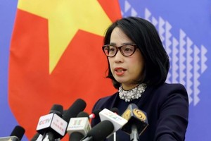 外交部发言人范秋姮。（图：范坚）