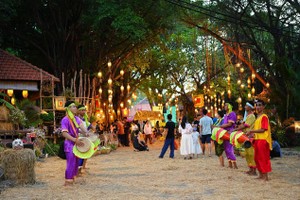 去年的盛会吸引了众多国内外游客的参加。