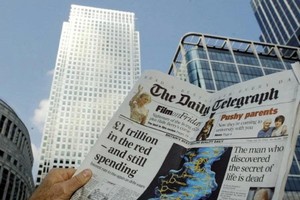 英国电讯传媒集团旗下主流媒体包括《每日电讯报》、《星期天电讯报》和《旁观者》周刊，其中《每日电讯报》（图）拥有168年历史。（图：AFP）