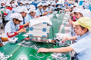 太原外资企业生产线。（图：越通社）