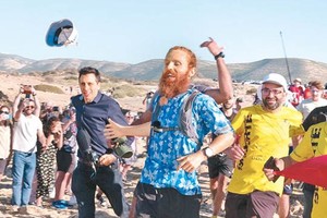 男子跑步横越非洲南北