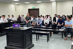 庭审现场。（图：P.H）