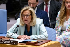 卡格向安理会通报了中东局势，包括巴勒斯坦问题。（图：联合国）