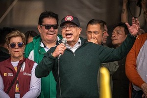 佩特罗(前)宣佈哥伦比亚与以色列断交。（图：Getty Images）