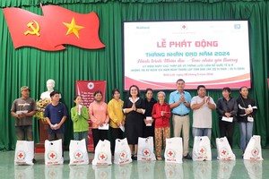 维护人道精神是今年红十字会主题