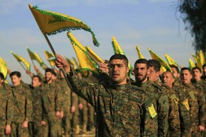 图为黎巴嫩真主党民兵。（图：AP）