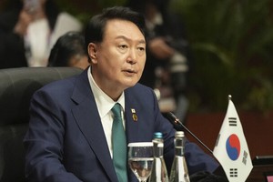 韩国总统尹锡悦 。（图：AFP）