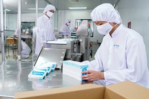 Imexpharm公司达EU-GMP品质的药品生产工厂实验室里。