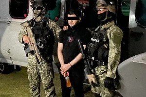 去年11月，佩雷斯‧萨拉斯在墨西哥锡那罗亚州首府库利亚坎市被捕。（图：互联网）