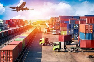 越南物流劳务至2045年对国内生产总值的贡献为 5%至7%。（图：互联网）