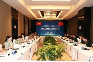 越中联合课题研究第四次工作磋商场景。（图：人民军队报）