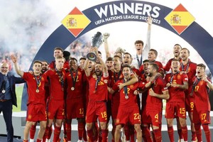 西班牙队赢得欧国联冠军。（图源：互联网）