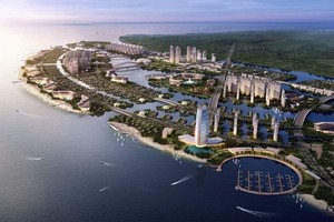 芹耶填海旅游都市区配景图。（图：Vinhomes）