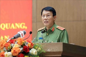 公安部长梁三光上将。（图：越通社）